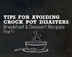 Tips for Slow Cooking