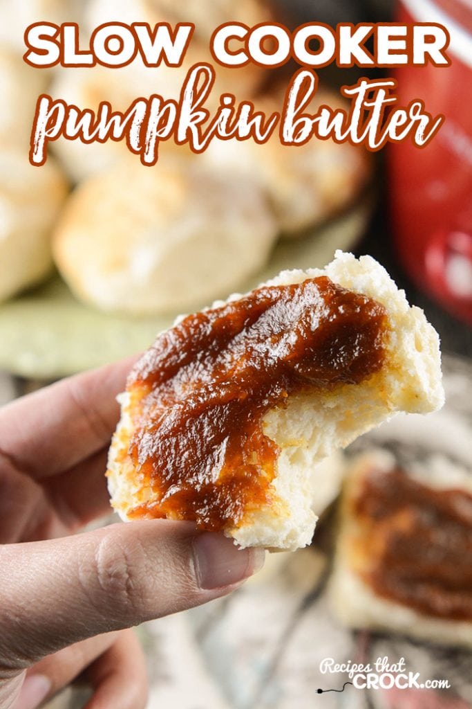Slow Cooker Pumpkin Butter- This recipe is so dangerously easy! 