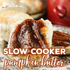 Slow Cooker Pumpkin Butter- This recipe is so dangerously easy!