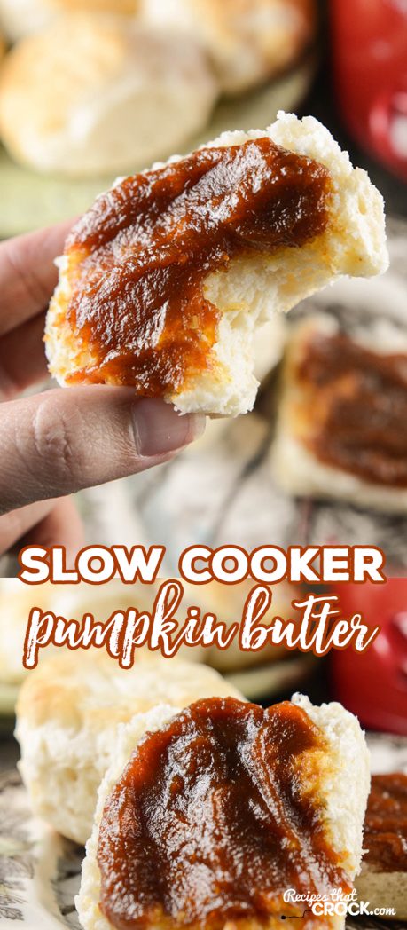 Slow Cooker Pumpkin Butter- This recipe is so dangerously easy! 