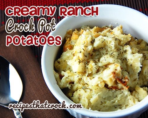 You are gonna love these simple, yet delicious Creamy Ranch Crock Pot Potatoes!