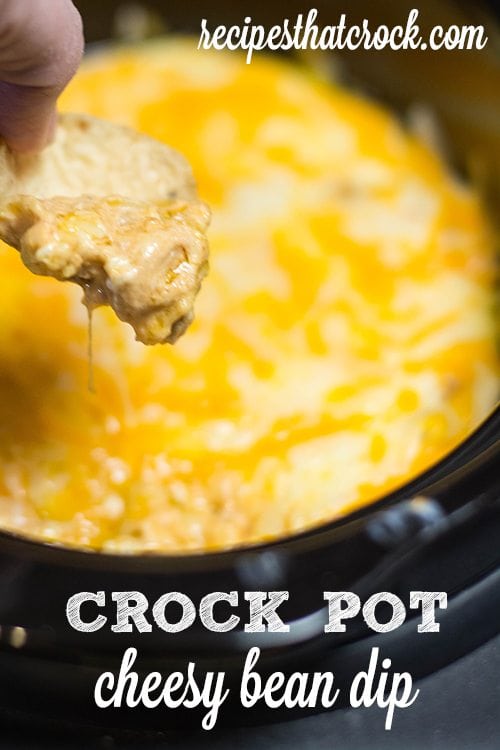 Crock Pot Cheesy Bean Dip: A party favorite every time!