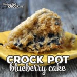 Are you looking for a quick and easy recipe that is great for breakfast or as a dessert? Then you simply must try this Crock Pot Blueberry Cake. You're gonna love it!