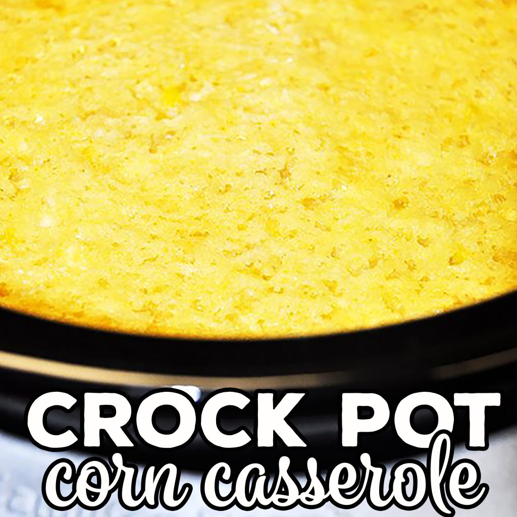 Do you love a good corn casserole (corn pudding or spoon bread)? Or are you looking for a fantastic side to bring to Thanksgiving or Christmas dinner? This Crock Pot Corn Casserole recipe is phenomenal... and as someone who is VERY serious about her corn casseroles, that says a lot! #CrockPot #CornCasserole #FamilyDinner