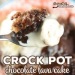 Crock Pot Chocolate Lava Cake is a simple slow cooker dessert recipe that serves delicate chocolate cake with a bubbly chocolate sauce & vanilla ice cream.