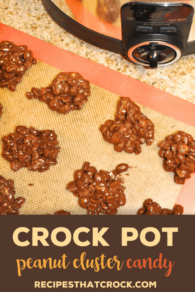 Are you looking for a quick and easy way to make candy? This recipe for Peanut Cluster Crock Pot Candy does not require any candy thermometers or constant stirring. You are just 4 simple ingredients away from a yummy treat!