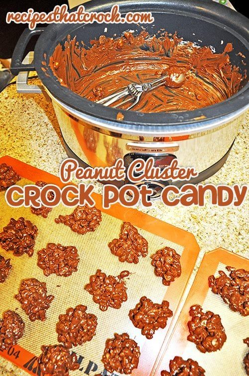 Are you looking for a quick and easy way to make candy? This recipe for Peanut Cluster Crock Pot Candy does not require any candy thermometers or constant stirring. You are just 4 simple ingredients away from a yummy treat!
