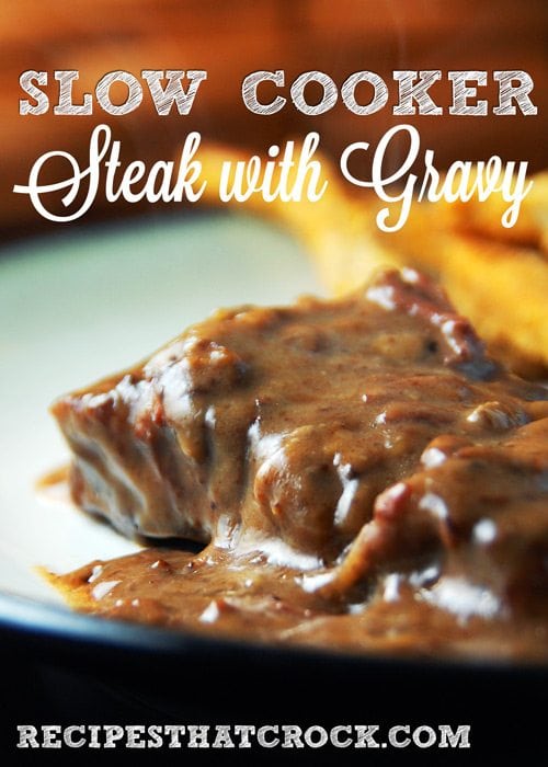 Slow Cooker Steak with Gravy