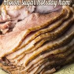 One of our very favorite Crock Pot Ham Recipes. Great for spiral or regular cooked ham. Fail proof way of cooking ham in crockpot. This is THE best Crock Pot Brown Sugar Ham we have found!