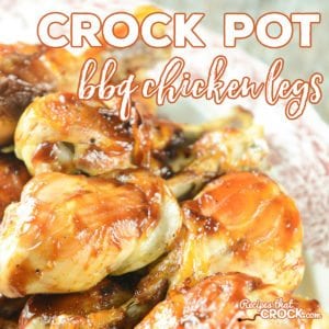 Are you looking for an easy chicken recipe that everyone will swear came straight off the grill? This recipe for Crock Pot BBQ Legs is incredible and could not be easier!