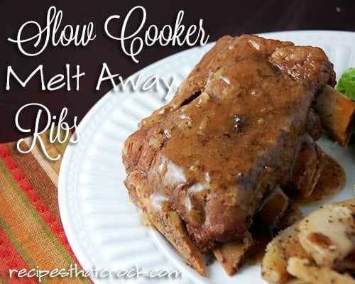 Slow Cooker Melt Away Ribs
