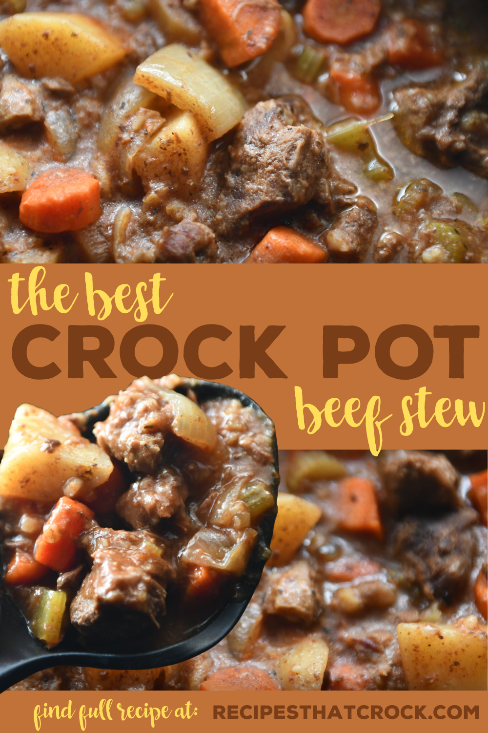 Are you looking for a super easy beef stew recipe that is knock your socks off good? Look no further. This Crock Pot Beef Stew recipe is hands down my favorite of all time! Savory beef slow cooked with hearty vegetables all day in a tomato juice based stew.