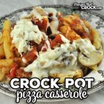 Does your family love pizza as much as mine does? If so, they will LOVE this Crock Pot Pizza Casserole recipe. It is easy to make and delicious too!