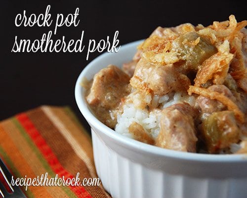 Crock Pot Smothered Pork