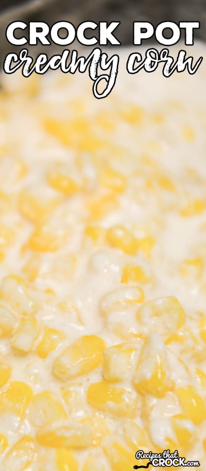 Creamy Crock Pot Corn is THE BEST corn side dish and so simple to make! The slow cooker does all the work. Perfect for the holidays, potlucks, picnics or a treat for a weeknight meal.