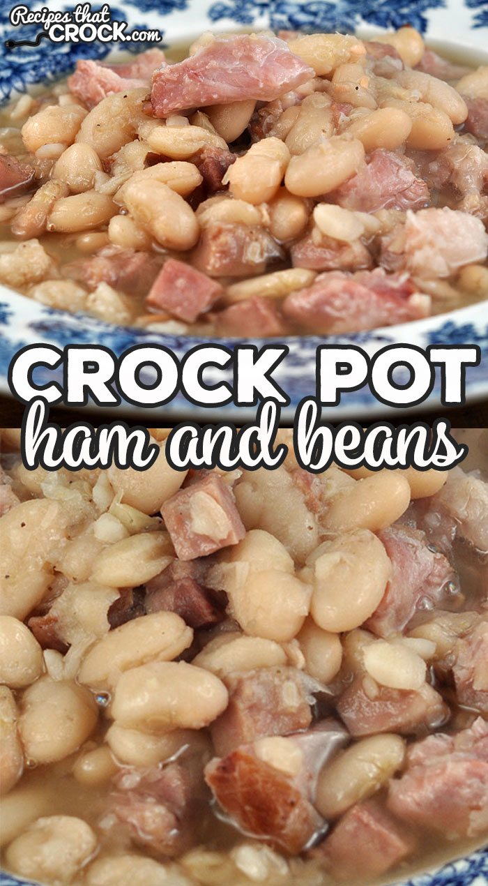 This Crock Pot Ham and Beans recipe could not be easier. This delicious creamy comfort food goes great with some sweet corn bread. So grab some left over ham or a couple ham hocks and get to crockin'.