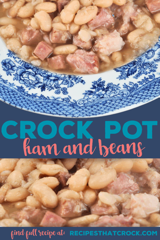This Crock Pot Ham and Beans recipe could not be easier. This delicious creamy comfort food goes great with some sweet corn bread. Our tried and true recipe makes this old fashioned recipe so simple to make.