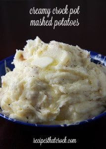 Creamy Crock Pot Mashed Potatoes