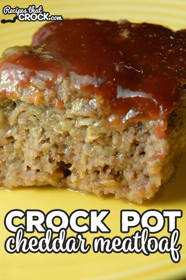 One of our MOST popular crock pot meatloaf recipes! Do you love meatloaf and want a quick and easy crock pot recipe? This Slow Cooker Cheddar Meatloaf is a delicious twist on your favorite meatloaf recipe!