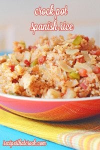 Crock Pot Spanish Rice