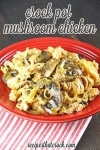 Crock Pot Mushroom Chicken
