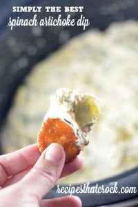 THE Best Spinach Artichoke Dip