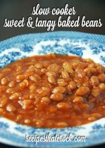 Slow Cooker Sweet and Tangy Baked Beans