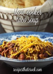 Slow Cooker Taco Soup