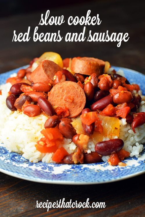 Slow Cooker Red Beans and Sausage