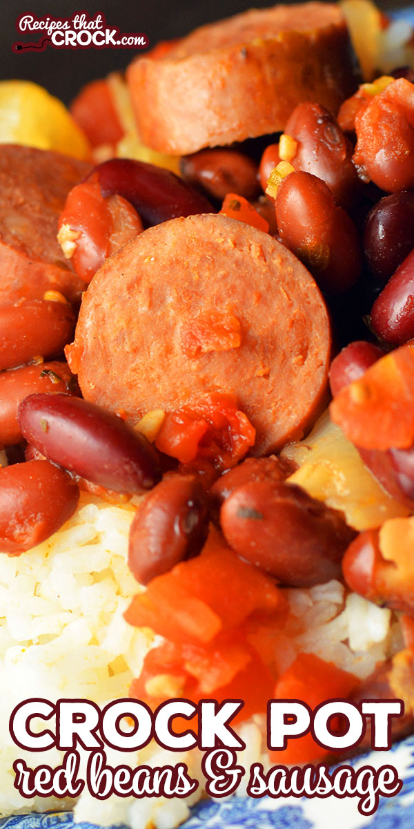 Does someone in you family just love red beans and rice? This Slow Cooker Red Beans and Sausage is a great recipe to serve over rice.