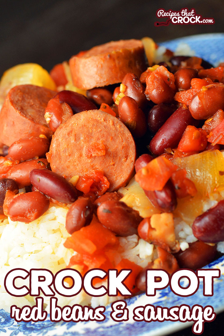 Does someone in you family just love red beans and rice? This Slow Cooker Red Beans and Sausage is a great recipe to serve over rice.