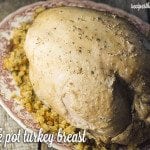 Great recipe for a perfectly cooked juicy turkey breast straight from the crock pot!