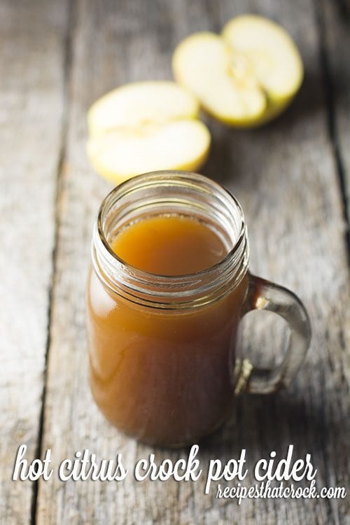 Crock Pot Hot Citrus Cider - Delicious hot apple cider with a hint of citrus. Perfect for cold days and evenings and special occasions!
