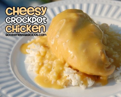 Cheesy Crock Pot Chicken