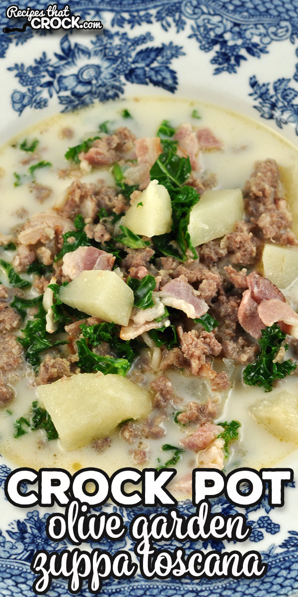 Recipe is that same hearty Tuscan soup, adapted for your crock pot. via @recipescrock
