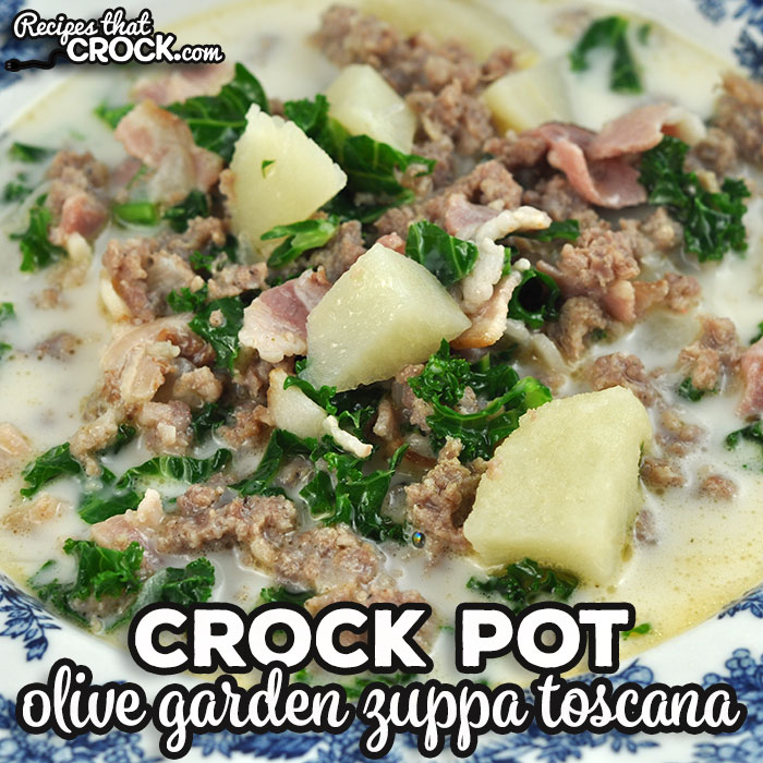 Recipe is that same hearty Tuscan soup, adapted for your crock pot.