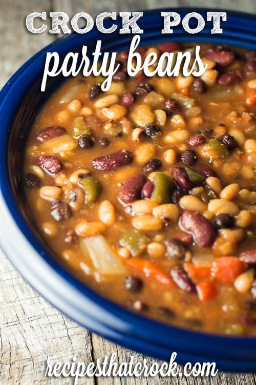 Crockpot Party Beans | Mouthwatering Crockpot Recipes To Prepare This Winter | Easy Slow Cooker Recipes