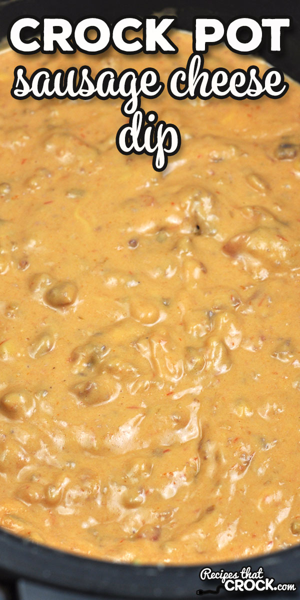 This easy crock pot sausage cheese dip couldn't be easier to throw together and is always a crowd favorite.  We've made this queso dip for years!
 via @recipescrock