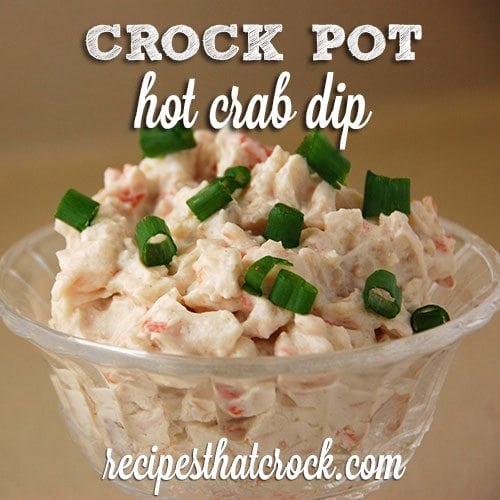 Do you love crab legs? What about cream cheese? Then you will love this Crock Pot Hot Crab Dip.Â It is creamy and deliciously flavorful!