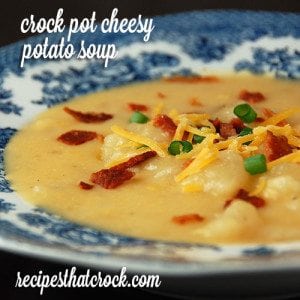 Crock Pot Cheesy Potato Soup