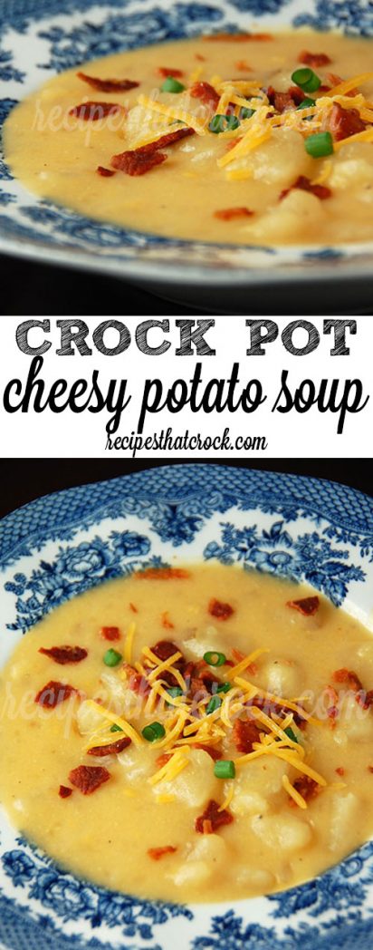 Crock Pot Cheesy Potato Soup