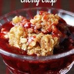 Crock Pot Cherry Crisp