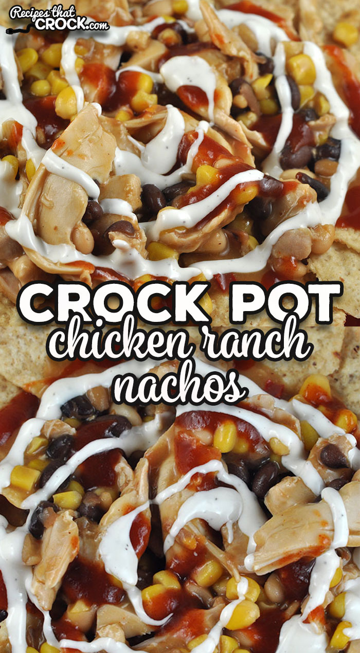 If you are looking for a delicious recipe to feed a crowd, this recipe for Crock Pot Chicken Ranch Nachos is the perfect dish to dish up!