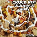 If you are looking for a delicious recipe to feed a crowd, this recipe for Crock Pot Chicken Ranch Nachos is the perfect dish to dish up!