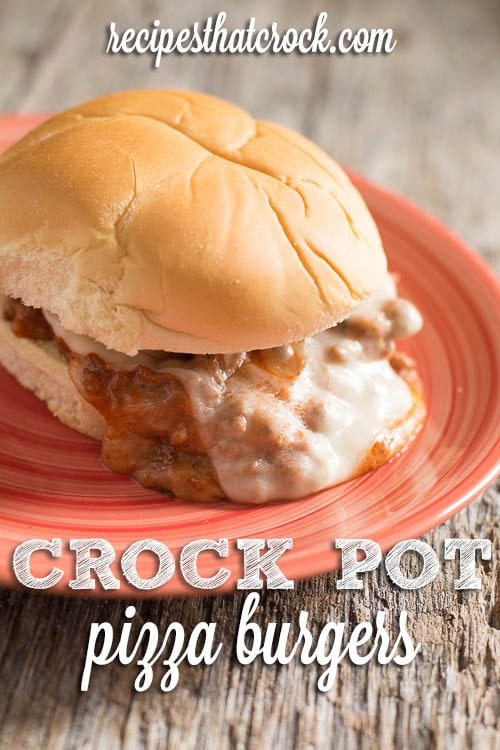 Crock Pot Pizza Burgers : These are so good! Everyone loves them with their favorite pizza toppings and they are SO easy to make!
