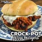 These Crock Pot Pizza Burgers are a huge hit with kids of all ages! This recipe can be adapted with all your favorite pizza toppings and everyone will be fighting over the leftovers!