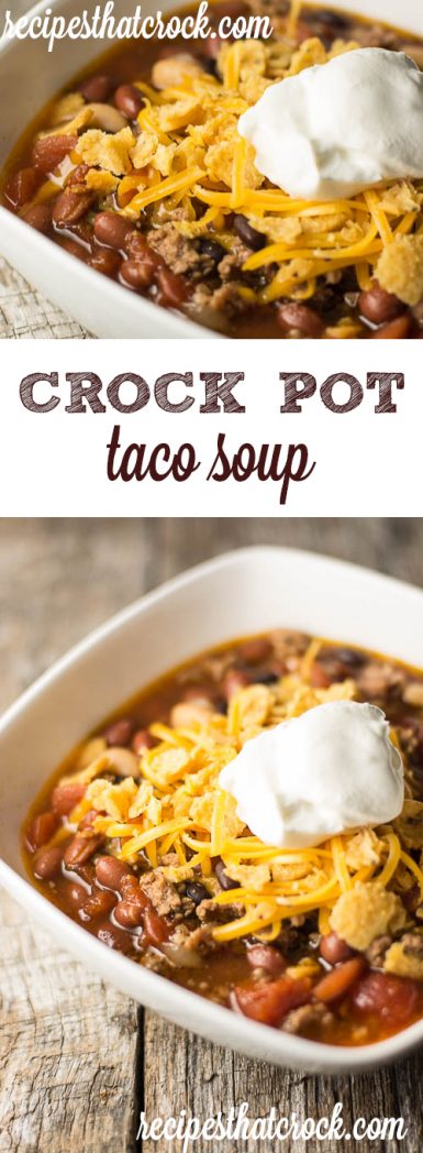 Crock Pot Taco Soup: Delicious way to switch up taco night!