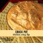 This Crock Pot Chicken Wing Dip is the BEST chicken wing dip ever!