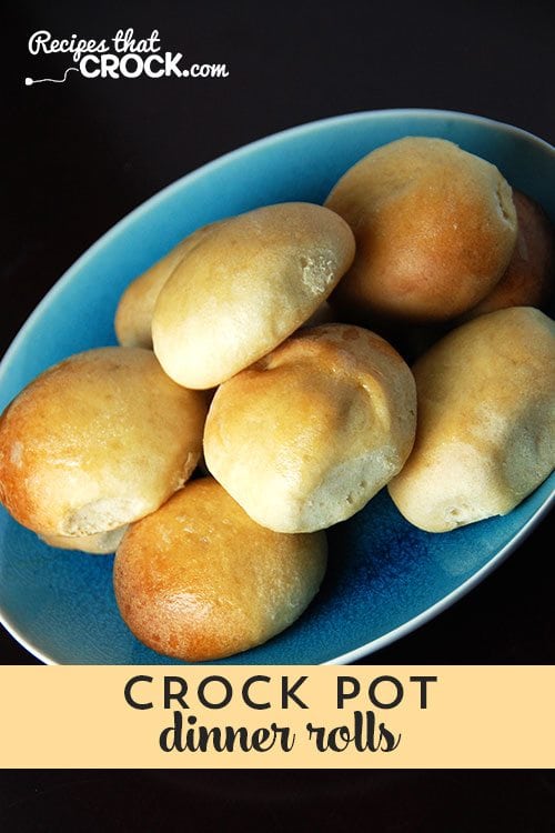 Free up your oven with these easy Crock Pot Dinner Rolls!