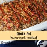 This Bacon Ranch Meatloaf might just be your new favorite meatloaf!
